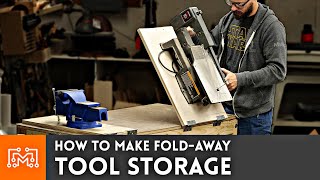 How to Make Fold Away Tool Storage | I Like To Make Stuff