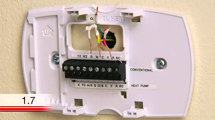 Honeywell RTH6580WF Wi Fi Tstat G Wire Substitution Installation Video
