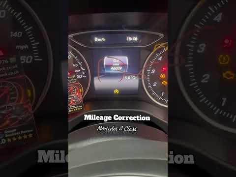 Mileage Correction on a Mercedes Benz A Class