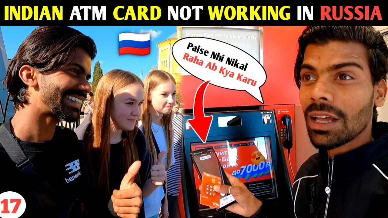🇷🇺 INTERNATIONAL ATM CARD NOT WORKING IN RUSSIA | RUSSIA ATM WORKING? | RUSSIAN TRAVEL VLOG