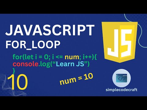 For Loop in JavaScript | Complete Tutorial for Beginners