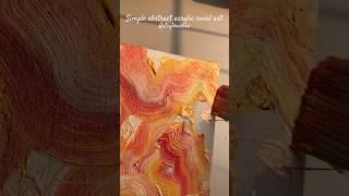 easy abstract swirl painting ideas,subscribe for more #art #shorts #trending