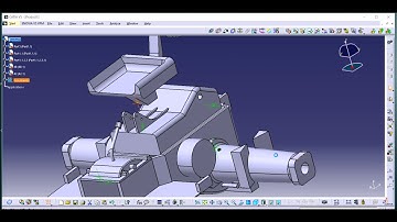 Tractor Assem1 - CATIA V5 R20 | Part design | Surfacing | Assembly |KEY SHOT | Body in set