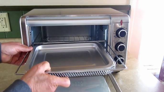 Black & Decker Crisp N' Bake Convection Air Fry Countertop Oven, Silver