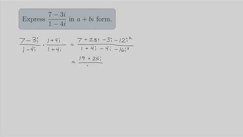 (Complex Analysis) Division of Complex Numbers