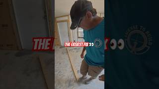 The ONLY Way to Fix a Twisted Stud 👍#construction #carpentry #woodworking #framing #shorts #diy