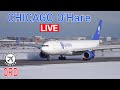 🔴 LIVE WINTER plane spotting at Chicago O'Hare (ORD)