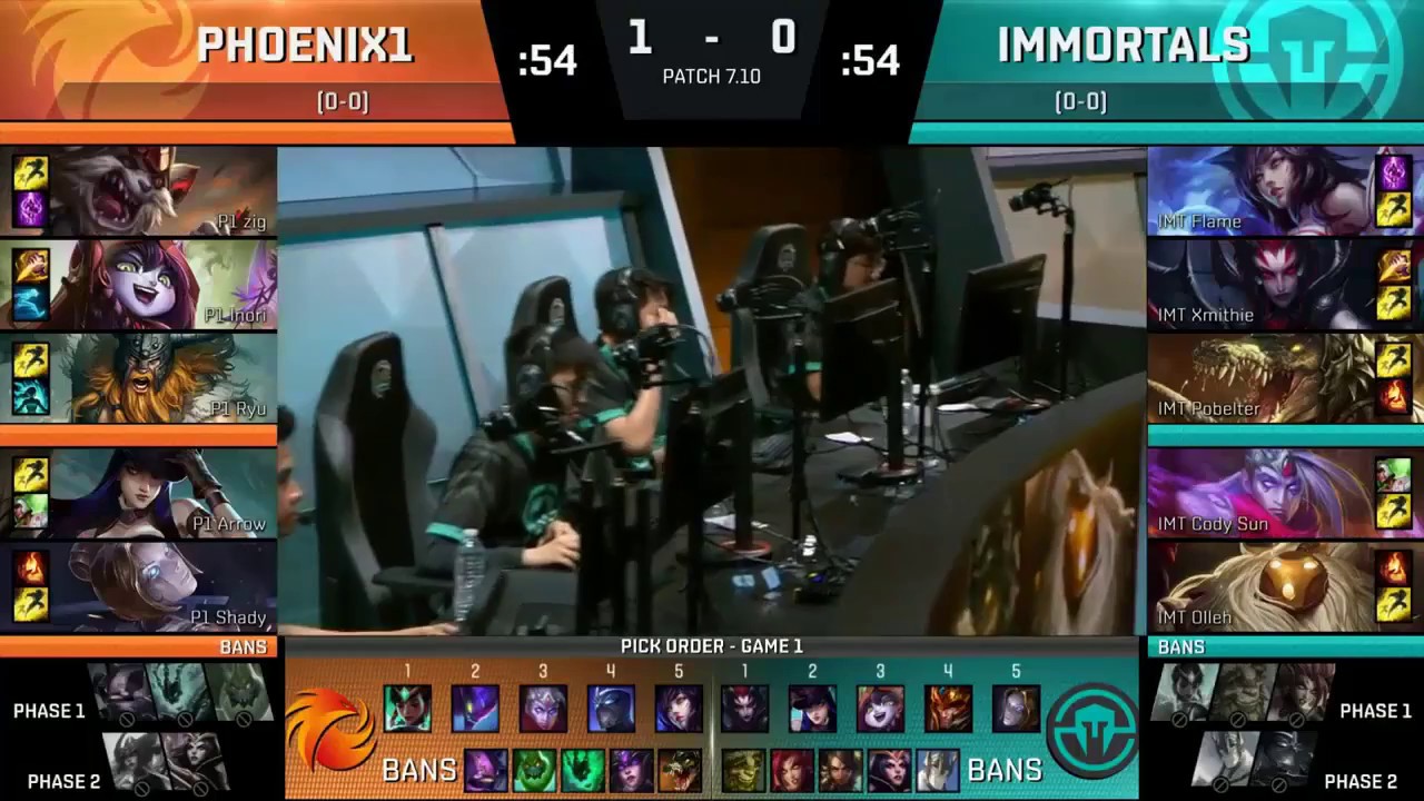 IMT vs P1 Highlights Game 2 NA LCS Summer 2017 Immortals vs Phoenix1 W1D1