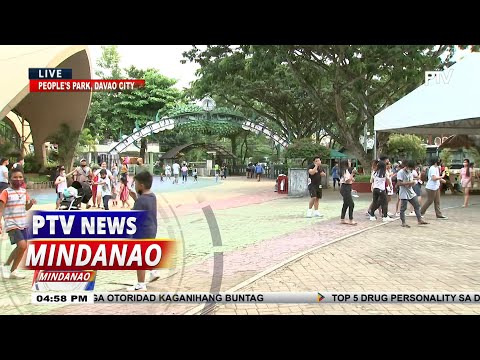 People's Park sa Davao City, pwede nang masuroyan og balik