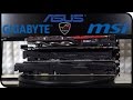 Сравнение GTX 1060 от MSI, ASUS и GIGABYTE - Дизайн, Охлаждение, Разгон