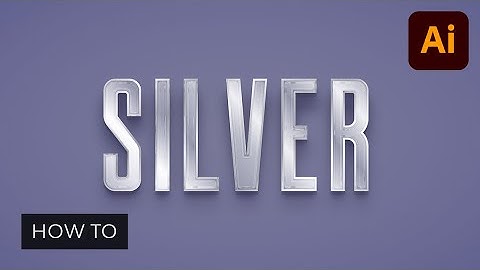 How to Make a Metallic Effect in Illustrator