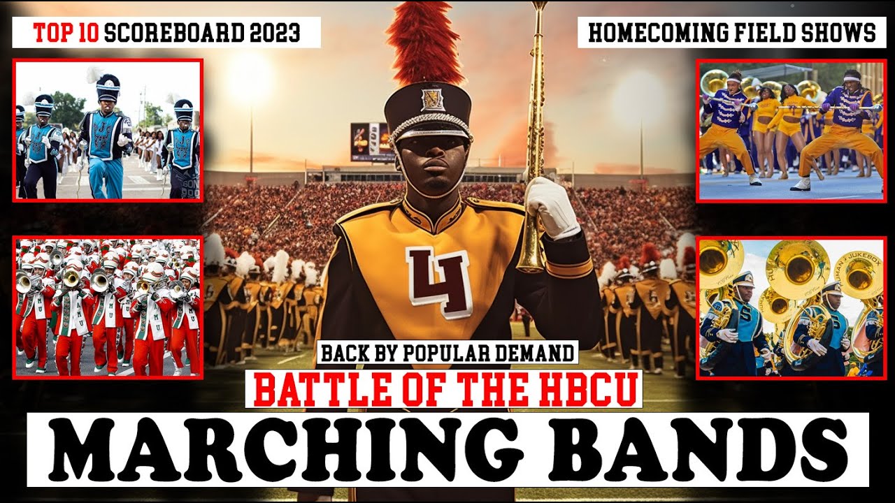 ⁣Top 10 Battle of the HBCU Marching Bands | The People's Choice Ranking 2023 | Homecoming Showca
