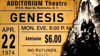 GENESIS * 1974 04 22 * ROCHESTER * AUDITORIUM THEATER * NY * USA