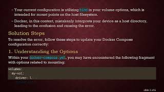 How to Fix the not a directory Error When Mounting Disks in Docker Compose