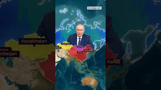 Russia दुनिया का सबसे बड़ा देश कैसे है #world #map #russia #viral #facts #shorts