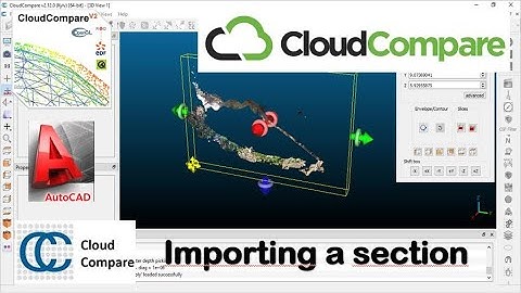 Creating and Exporting Sections in CloudCompare: DXF Export for AutoCAD
