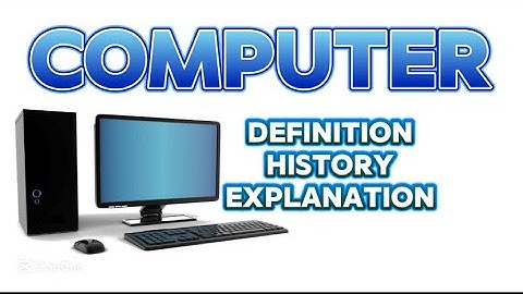 Computer | Definition | History | #computer #definitions #history #motivation #english #msbeast #cr7