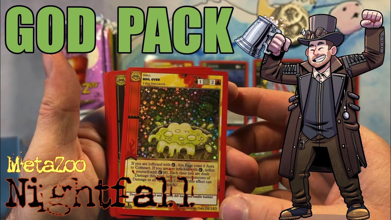GOD PACK CAUGHT ON CAMERA - Nightfall MetaZoo ULTIMATE Box!