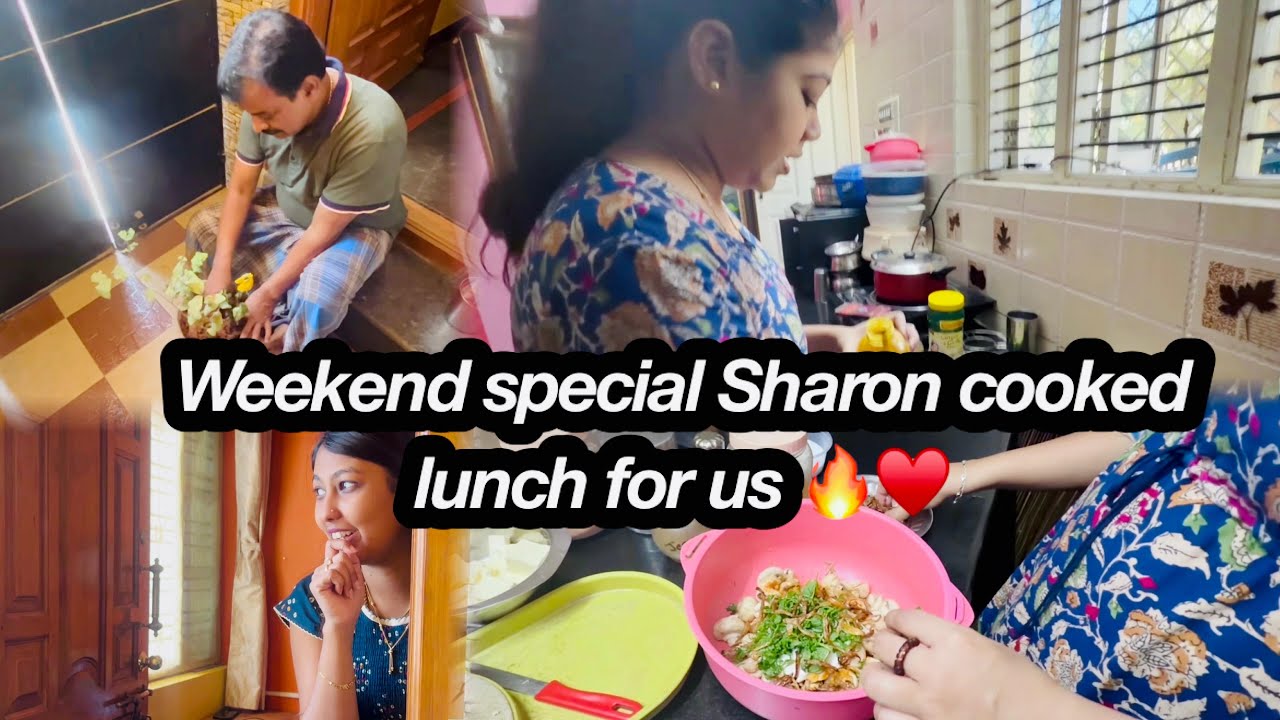 Weekend special Sharon cooked lunch for us ♥️/ agvlogs #home #comedy #youtube #trending 