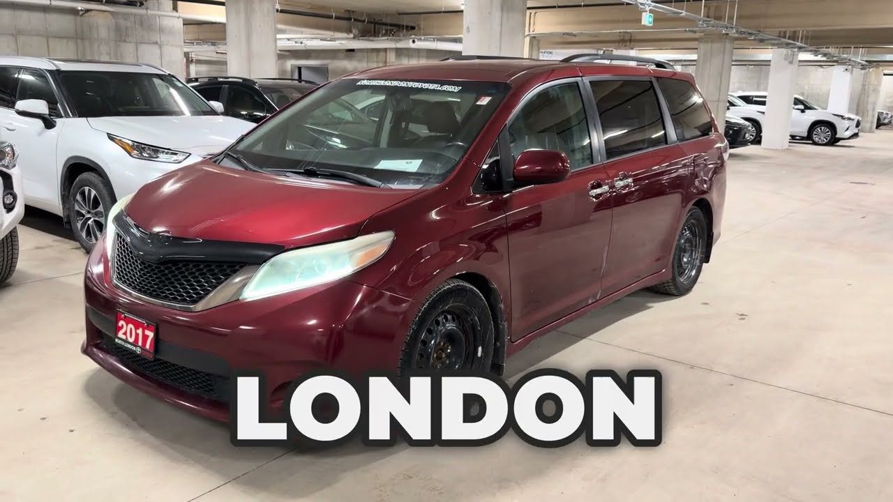 Pre-Owned 2017 Toyota Sienna SE FWD with 154,000km for sale London Ontario