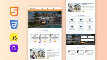 Create an Impressive Real Estate Website with HTML, CSS, and JavaScript