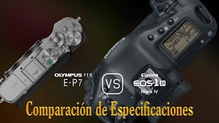 Olympus PEN E-P7 vs. Canon EOS-1D Mark IV: Una Comparación de Especificaciones