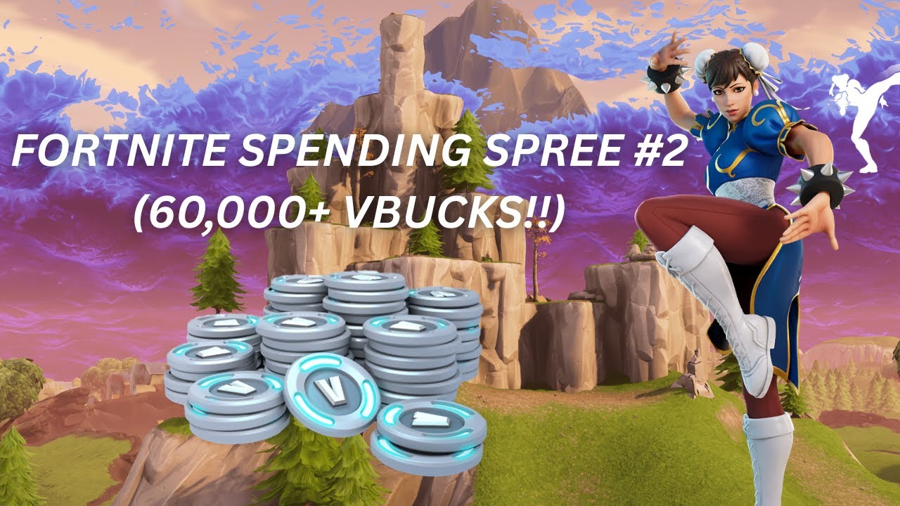 FORTNITE SPENDING SPREE #2: 60,000+ VBUCKS