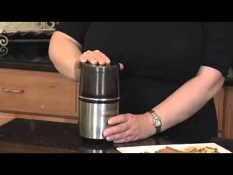  Cuisinart SG-10 Electric Spice-and-Nut Grinder,  Stainless/Black, Mini: Home & Kitchen