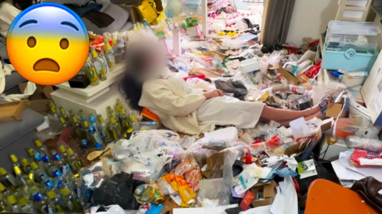 Terroble Garbage 😭THE BROKEN WOMAN'S TERRIBLE LIFE! 🤮SURROUNDED BY GARBAGE AND SMELLS ...