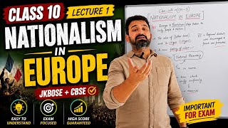 Nationalism in Europe Class 10 History Chapter 1 | Lecture 1 | JKBOSE + CBSE @SSLA-INSTITUTE