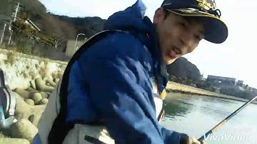 Câu cá tráp những tháng mùa đông rất lạnh ở nhật