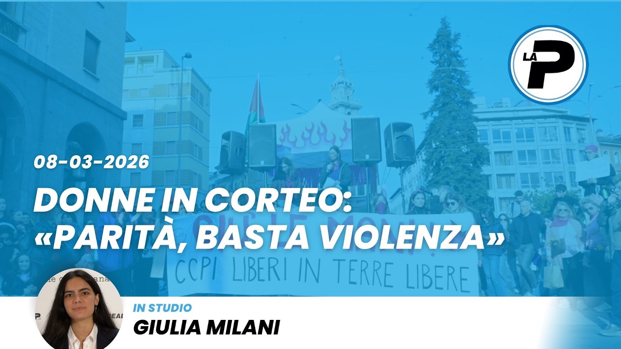 TGPrealpina 08/03/2026 | Donne in corteo: «Parità, basta violenza»