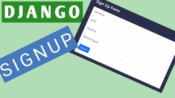User Registration | Sign Up in Django Project (Hindi)