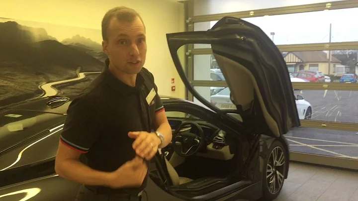 Getting in and out of a BMW i8 with style!