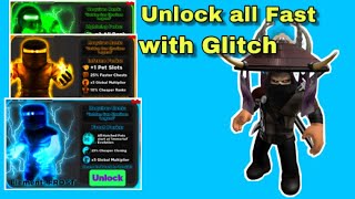 How to Unlock all Altar Of Elements fast with Glitch | Ninja Legends screenshot 2