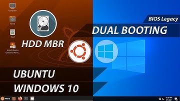 Dual Boot Windows 10 and Ubuntu Bios Legacy | MBR | Dual Boot Windows 10 | Dual Boot Ubuntu 21.04