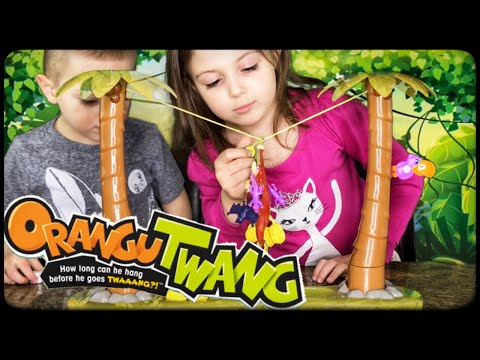 Orangutwang Kids Game - How Long Can He Hang Before He Goes Twaaang?!