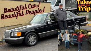 Pt1.  1800mi!!  We fly into Portland OR and buy a beautiful 1984 500SEL from  beautiful People!