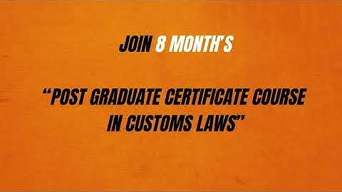 Certification Course on Customs Law by Prof. Rajesh Tayal