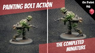 Bolt Action painting - Waffen SS camouflage completed figure