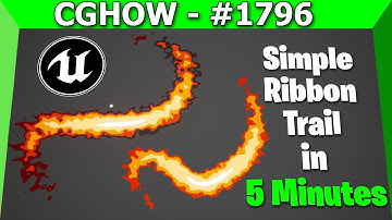 Quick UE5 Tutorial: Master the Ribbon Trail Effect in Under 5 Minutes!