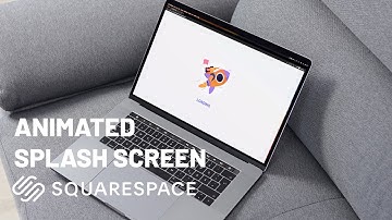 How to Make an Animated Splash Screen in Squarespace | Squarespace Tutorial