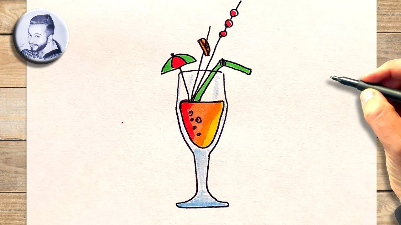 Dessin Cocktail Facile