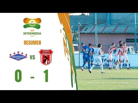 Independiente CG 0-1 Sportivo Carapeguá | Matchday 26 | 2026 División Intermedia