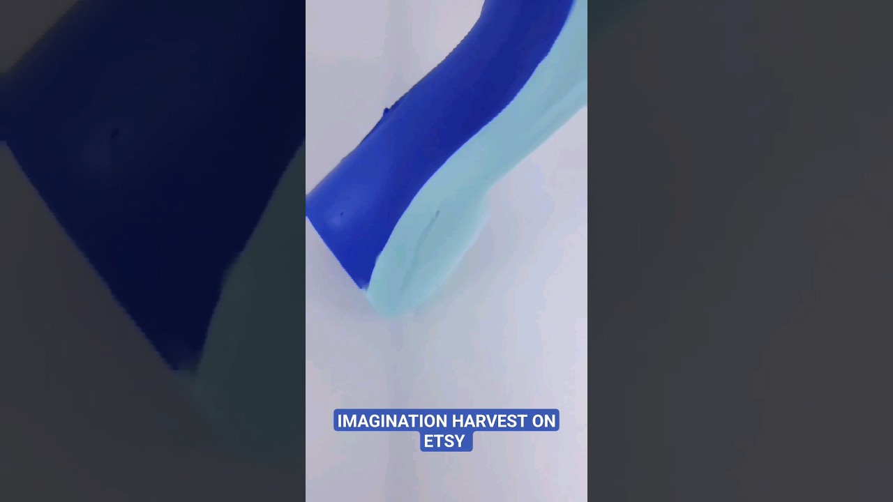 Blueberry Swirl Butter Slime 