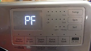 How To Repair A Whirlpool Washer with PF Fault Code