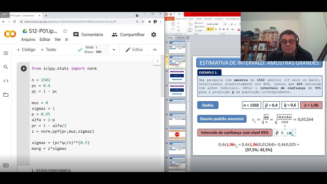 Projeto Estatística para todos - Trilha de Python - Semana 12 - Aula 01 ...