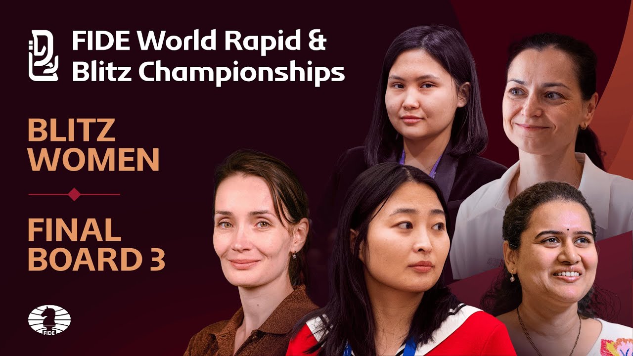 Board 3 | Day 2 | Women | FIDE World Blitz Championship 2025