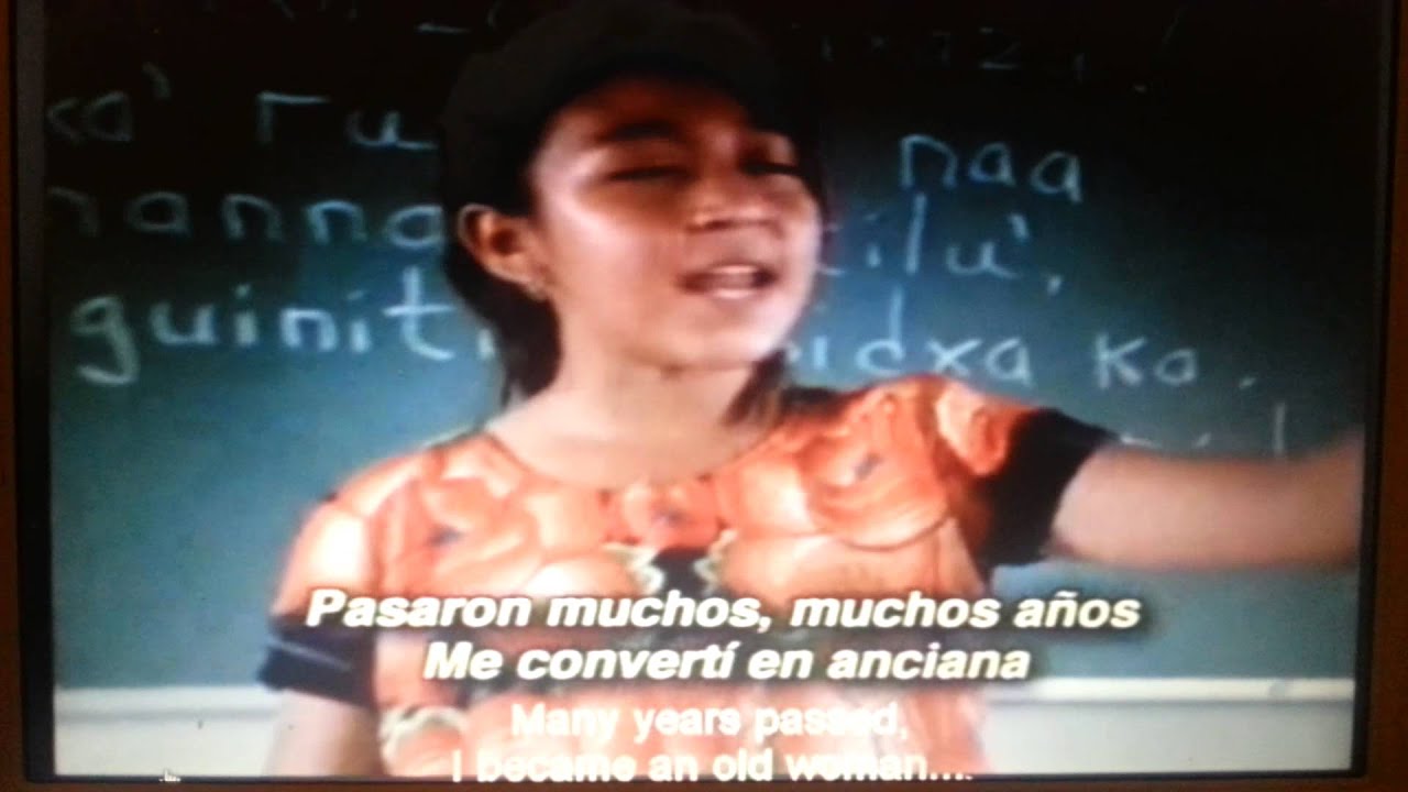 poema en zapoteco abuela YouTube