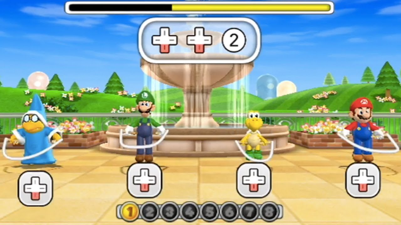 Mario Party 9 - Garden Battle (Kamek, Luigi, Mario and Koopa Troopa) | MarioGamers